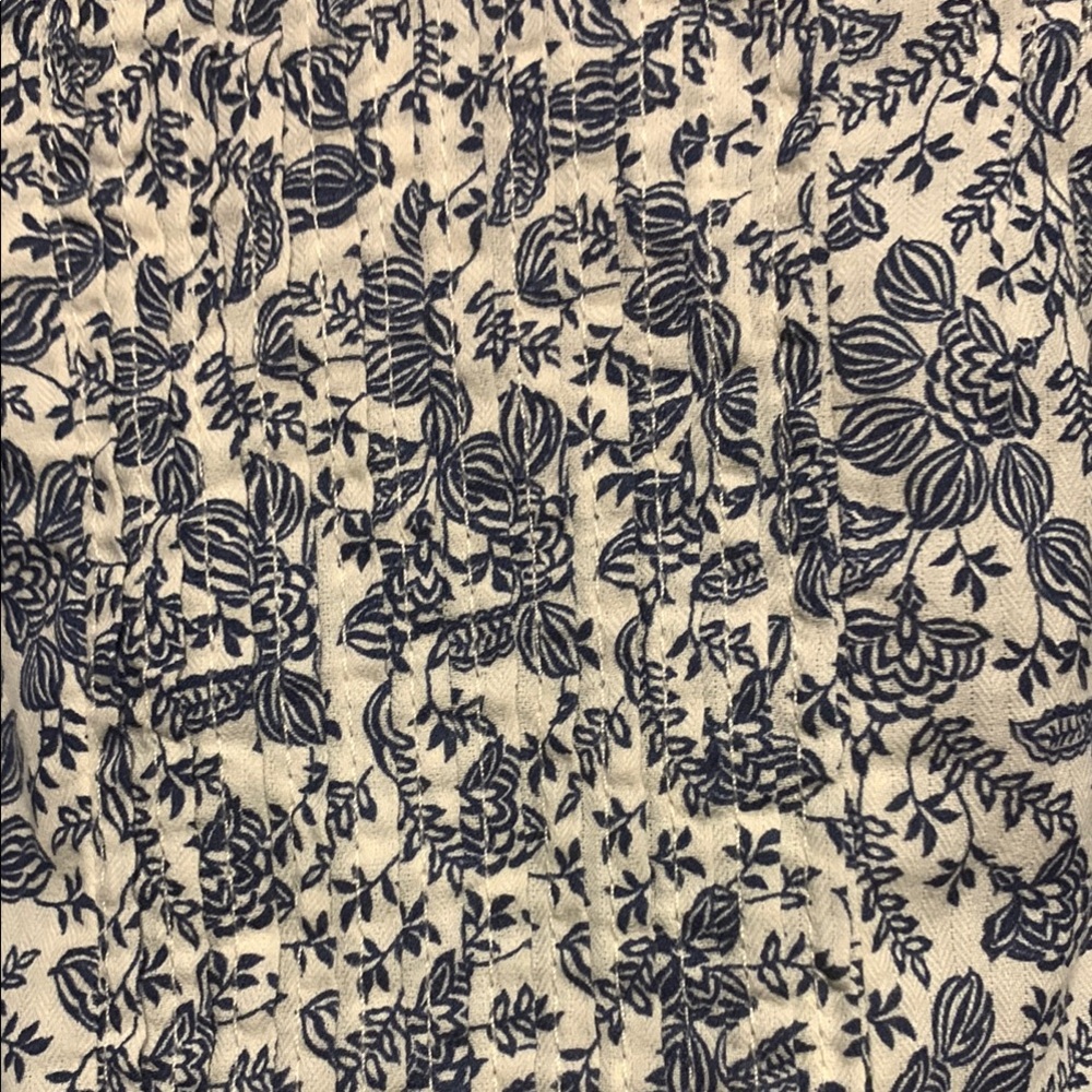 ANA NWT Blue Floral Women's Baby Doll Flutter Sleeve Top - Picture 6 of 12